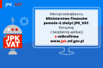 Grafika promująca JPK VAT.