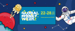 Napis Global Money Week 22-28.03.2021 Kampania organizowana przez OECD i UKNF.