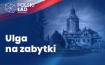 Tekst: Polski Ład, w tle zamek.
